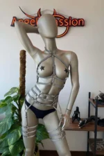 Reflective Garter Bustier Harness Set - Image 4